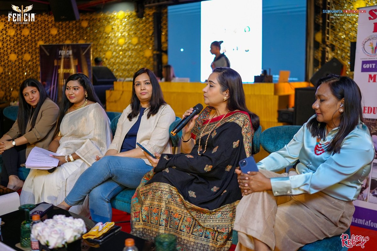 Panel discussion on women's safety at a Kolkata event
